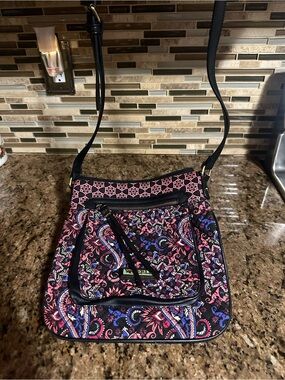 Waverly Women's Pink Paisley Crossbody Bag
